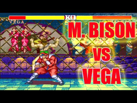 M. Bison vs Vega ➤ Street Fighter II Turbo Hyper Fighting (Hardest)