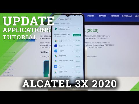 Apps Versions on ALCATEL 3X 2020 – Update Apps