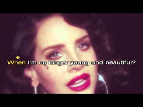 Young and beautiful - Lana del rey karaoke