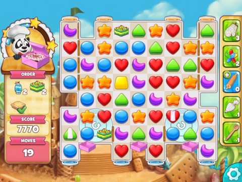 Cookie Jam Level 498 - 3 stars