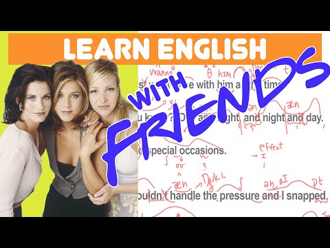 如何和電視劇中的朋友說快速英語!| 快速英語培訓課程 (How to Speak Fast English with the TV Show Friends! | Fast English Training Lesson)
