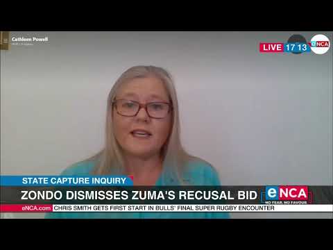 Reaction Zondo dismisses Zuma's recusal bid