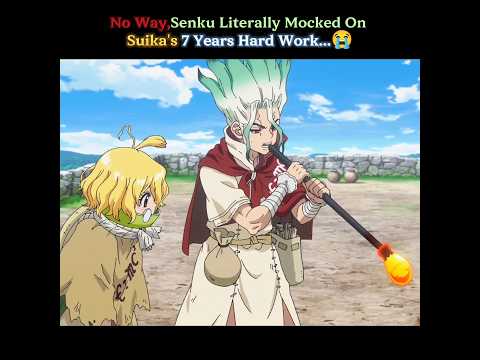 Senku Made Revival Fluid In One Day 🤣 || Senku And Suika Dr. Stone Season 4 #drstone #senku #suika
