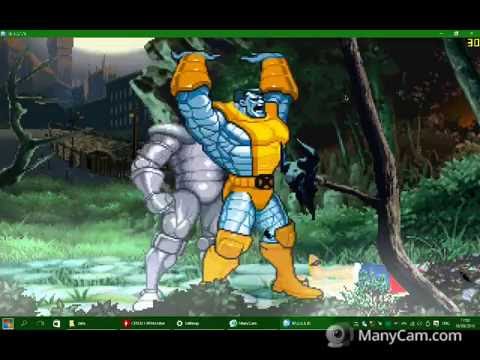 M.U.G.E.N Monky O Luffy And Alien Warrior VS Colosus And Ultron