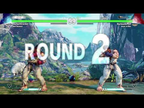 SFV 1st Online Play pt23: Ryu vs. the Mirror