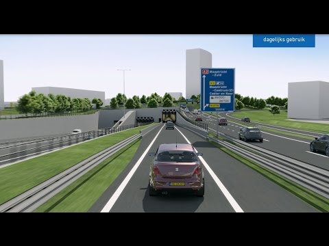 Dwupoziomowy tunel w Maastricht