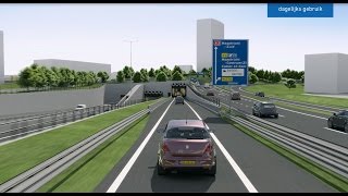 Dwupoziomowy tunel w Maastricht