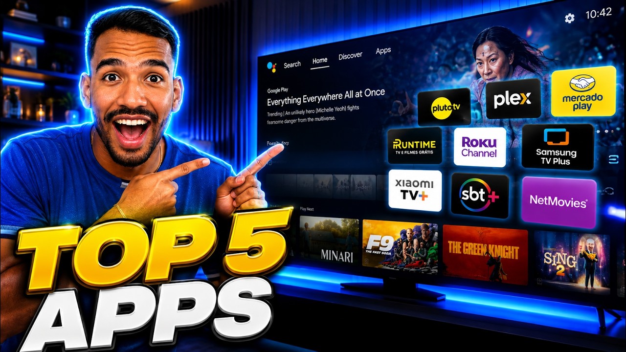 TOP 5 Serviços de Streamings Gratis 2026 + BONUS!