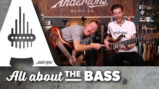 Video thumbnail for Ibanez 6 and 7 String Bass Guitars - Not For The Small Handed! - Andertons Music Co. by Andertons Music Co