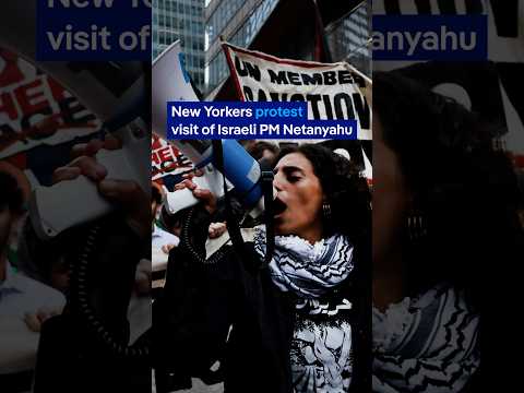 Susan Sarandon and Hannah Einbinder detained at anti-Netanyahu protest in New York | DW News