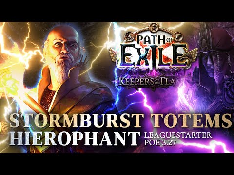 GREAT BUILD for Easy Atlas Progression!! - Storm Burst Totems Hierophant ft. Oscrix