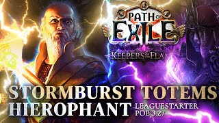 GREAT BUILD for Easy Atlas Progression!! - Storm Burst Totems Hierophant ft. Oscrix