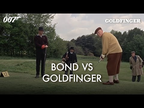 GOLDFINGER | 007 And Auric Play Golf – Sean Connery | James Bond