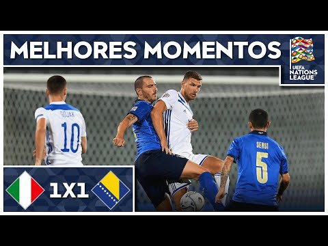 Gols e lances de Itália x Bósnia-Herzegóvina