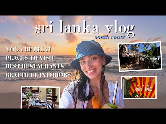 Travel vlog - Sri Lanka South Coast Vlog: Exploring Hikkaduwa, Unawatuna, Ahangama