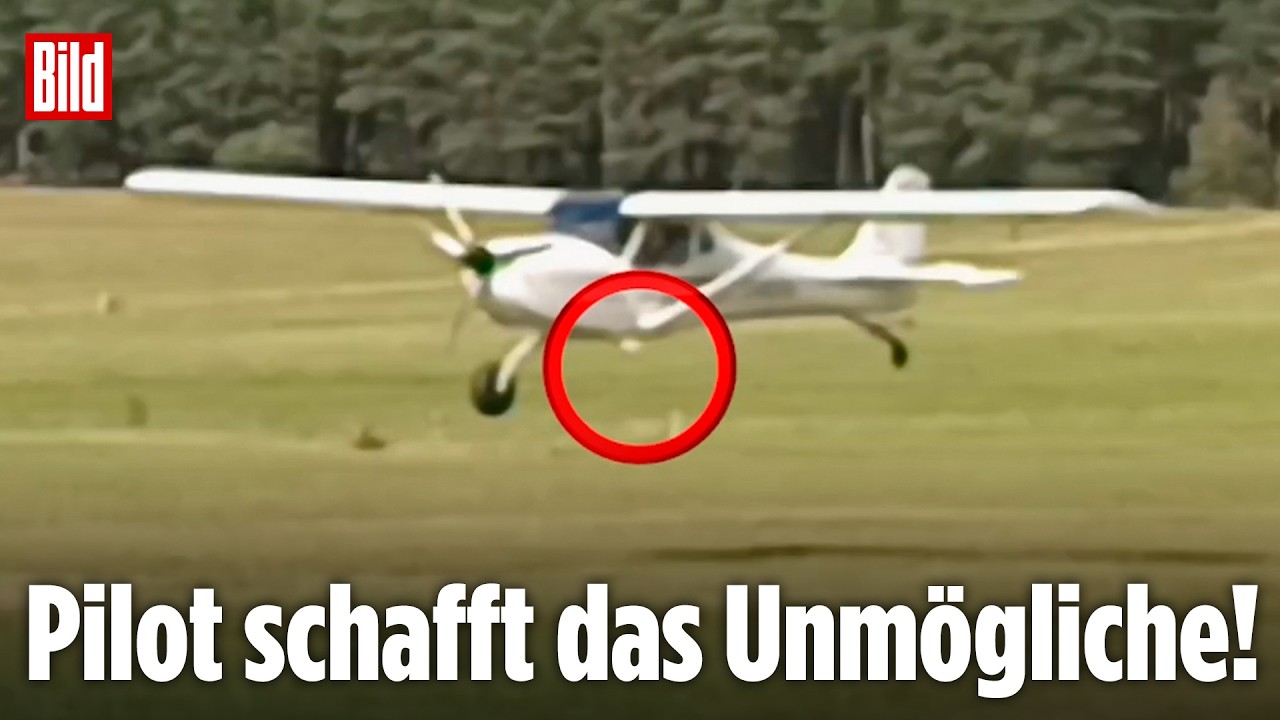 THÜRINGEN: Spektakuläre Notlandung nach Fahrwerk-Defekt! Jetzt spricht der Pilot!