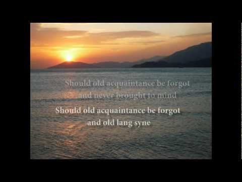 Auld Lang Syne (with lyrics)