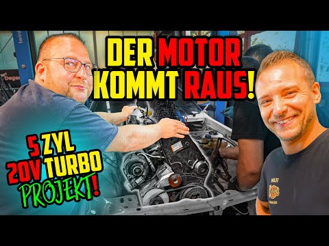 Der 10V verlässt die KAROSSERIE! - Marcos Urquattro 20V Projekt - Erste Handgriffe am Urquattro!