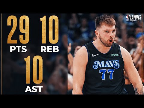 Luka Doncic's TRIPLE-DOUBLE Helps Send Dallas To Conference Finals! May 18, 2024