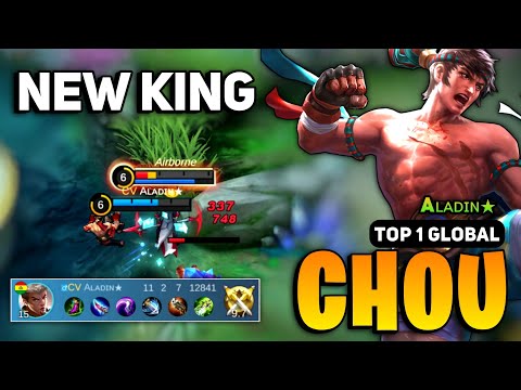 Chou Best Build 2023 [ Chou Top 1 Global Gameplay ] By Aʟᴀᴅɪɴ★ - Mobile Legends