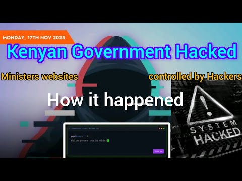 The Government of Kenya is Hacked | Prominent ministries website under hackers control 
