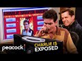 Two And A Half Men Charlie Discovers Website Of His Ex Hookups Trashing Him