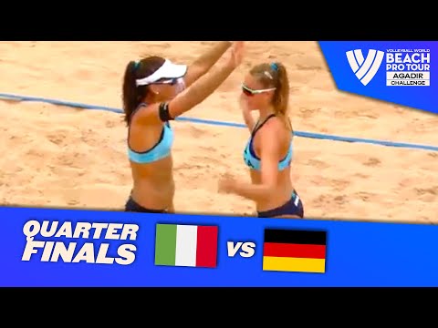 Menegatti/Gottardi vs. Ittlinger/Schneider - Quarter Final Highlights Agadir 2022 #BeachProTour