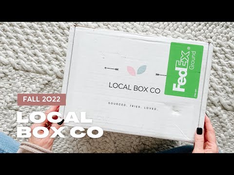 Local Box Co Unboxing Fall 2022