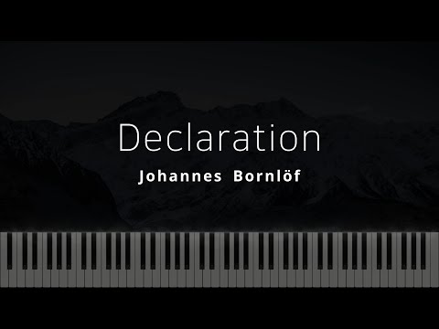 Declaration - Johannes Bornlöf
