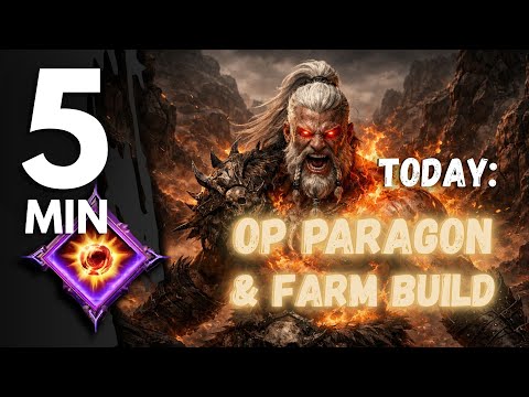 OP PVE PARAGON SKILL and FAST BARBARIAN PVE Farm & Hordes Build in Diablo Immortal