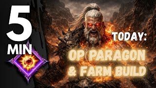 OP PVE PARAGON SKILL and FAST BARBARIAN PVE Farm & Hordes Build in Diablo Immortal