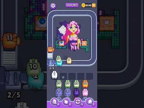 Pixel Flow Level 2821 Walkthrough