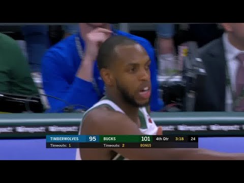 Khris Middleton Full Play vs Minnesota Timberwolves | 01/01/20 | Smart Highlights