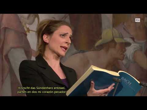 J. S. Bach: Pasión según S. Mateo. Aria «Buss’ und Reu’» Subtitulada. Delphine Galou, Diego Fasolis