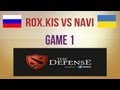 RoX.KIS vs NaVi g.1 Group Stage The Defense #4 ...