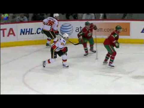 Daymond Langkow Take the Puck in the Neck 3/21/2010