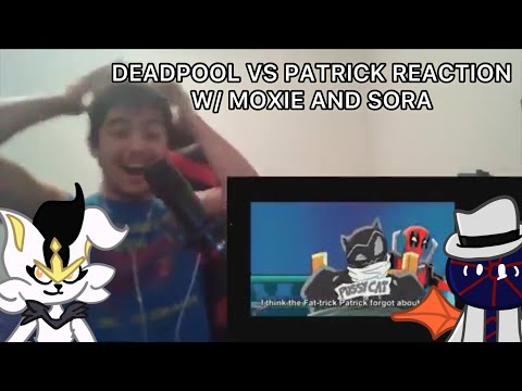 DEADPOOL VS PATRICK REACTION W/ MOXIE AND THE SORA SPIDER