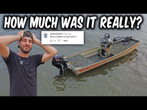 The VIRAL Bass Pro Boat. Was it Worth it? (Full cost and Water test)