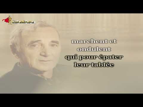 Charles Aznavour - Comme ils disent  [Karaoke]