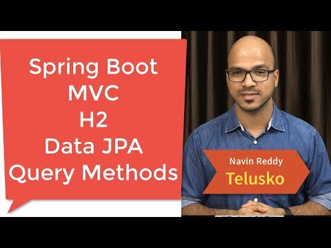 Spring Boot | Data JPA | MVC | H2 | Query Methods Example Part 3