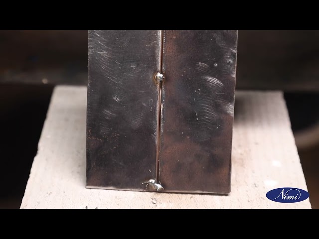Butt Weld - Square butt joint on M.S Sheet 3mm thick in flat position