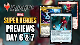 LOTS of Cards & An Actually Playable Equipment | MTG Marvel Superheroes Previews Day 6 & 7