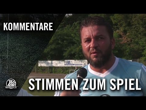 Die Stimmen zum Spiel (SV Fortuna Bottrop - VfR Bottrop-Ebel, Bezirksliga Niederrhein, Gruppe 5)