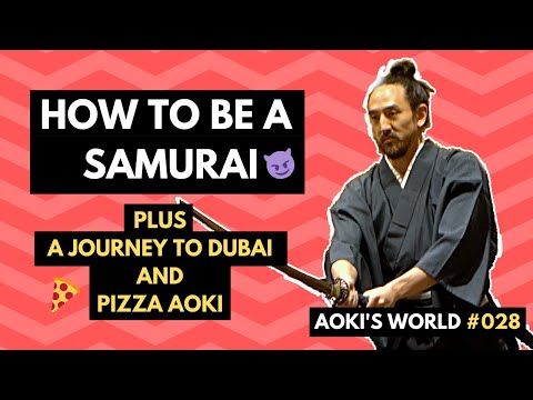 HOW TO BE A SAMURAI, JOURNEYING THROUGH DUBAI & PIZZA! I EXPLORE THE NEWEST PIZZAOKI IN JAPAN!!
