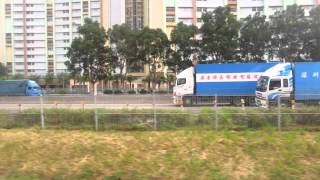 港鐵東鐵綫列車由沙田站駛往馬場站