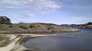 preview picture of video 'Groos' beach, Grimstad -- Mid April 2011'