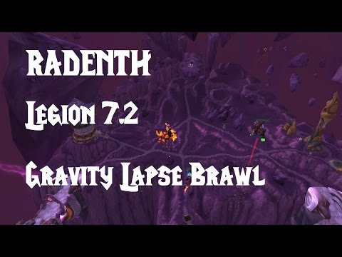 WoW Legion 7.2 - Fire Mage PvP - Gravity Lapse Brawl