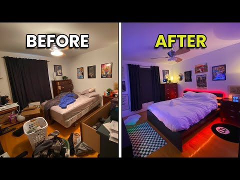 Transforming My MESSY Room Into My DREAM Room!