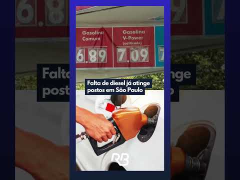 Falta de diesel já atinge postos em São Paulo