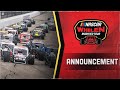 NASCAR Whelen Modified Tour announcement from Martinsville Speedway